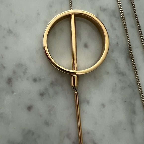 Jenny Bird Rhine Lariat Necklace, gold - Picture 2 of 4